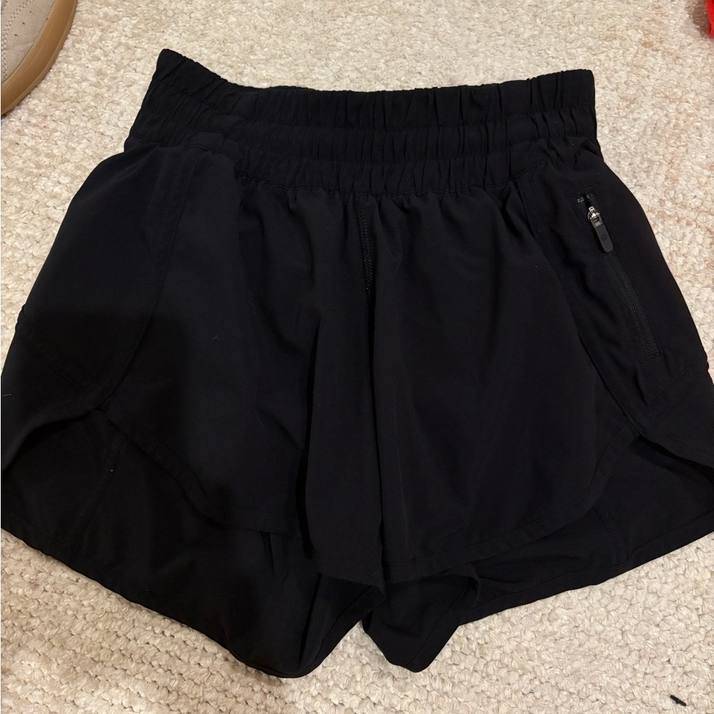 Women's Black Athletic Shorts